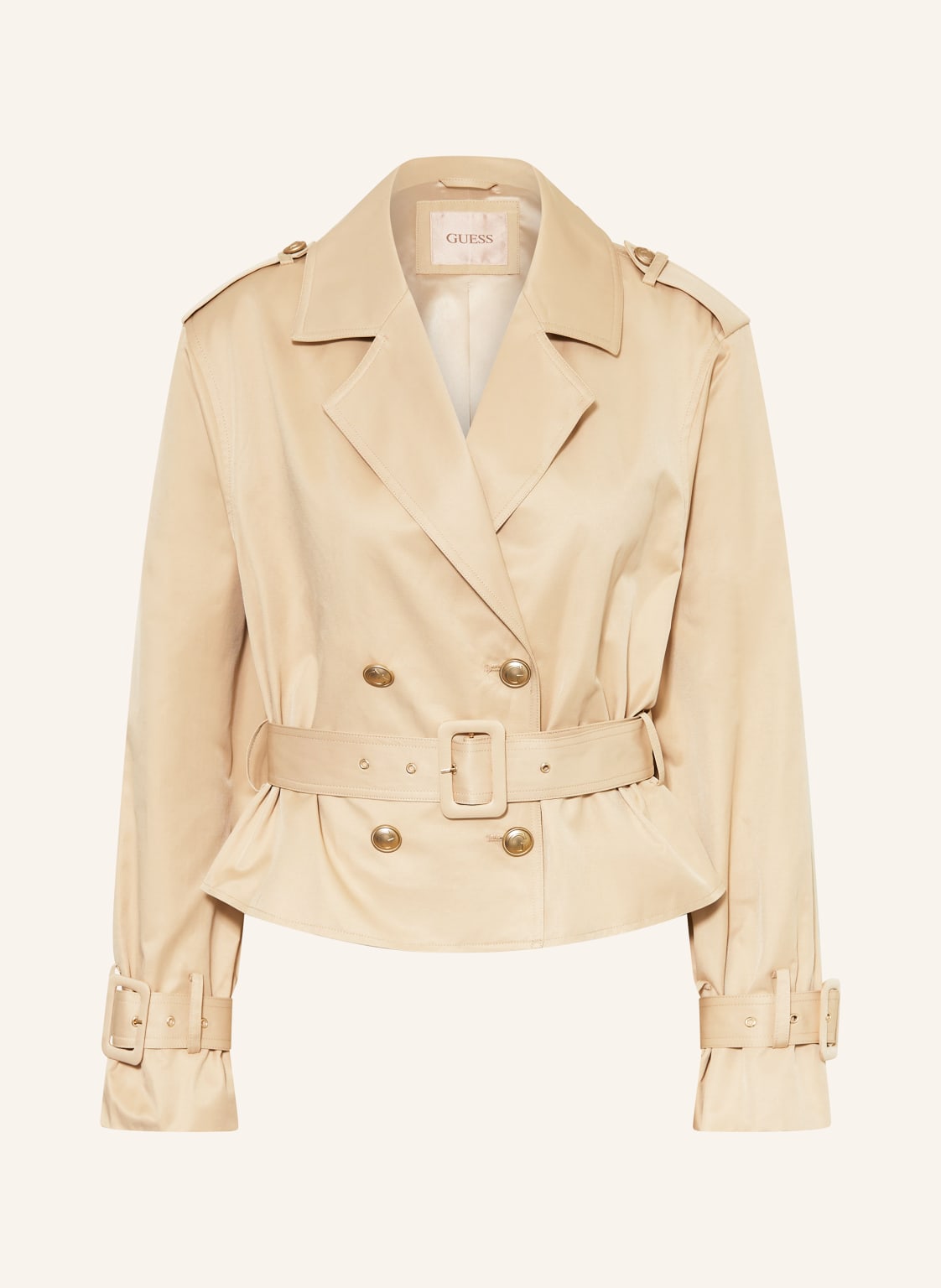 Guess Kurtka Trenczowa Fatou beige