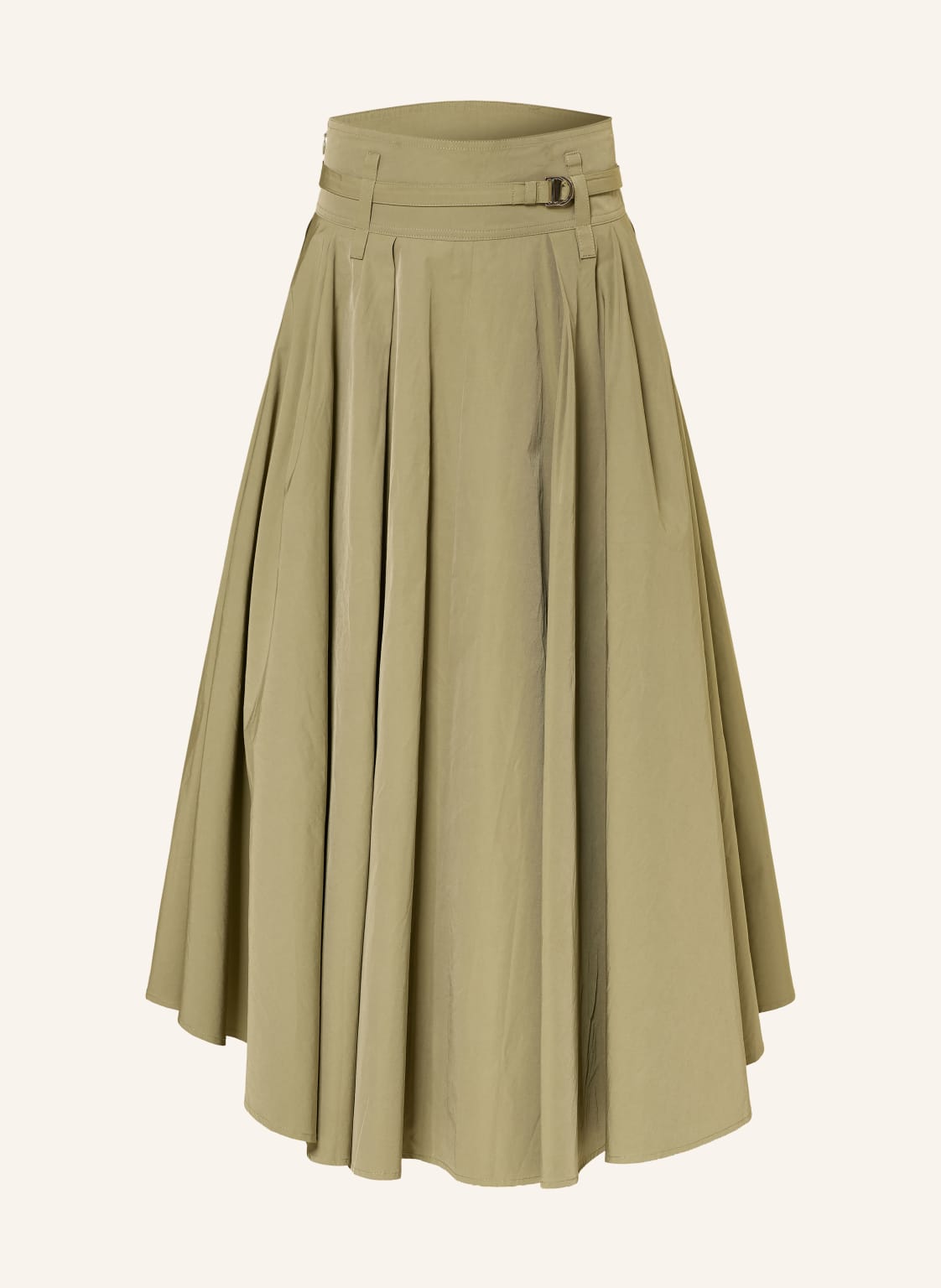 Maje Spódnica Plisowana gruen