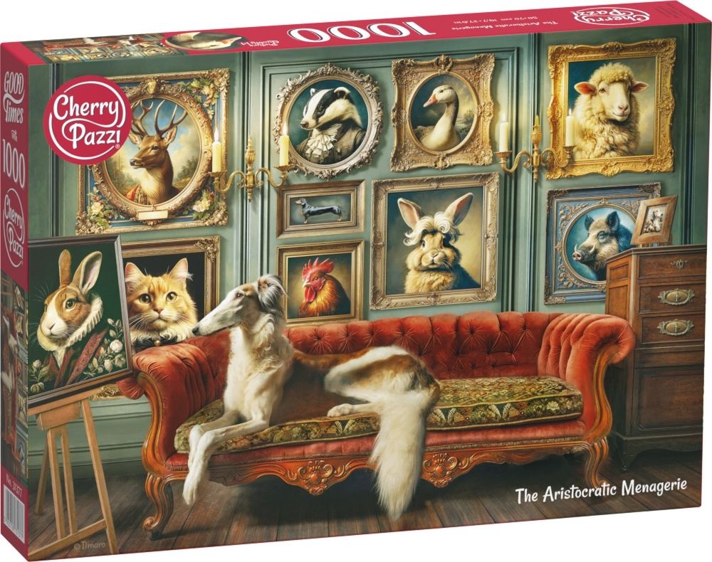 Puzzle 1000 CherryPazzi The Aristocratic Menagerie 31377 - puzzle