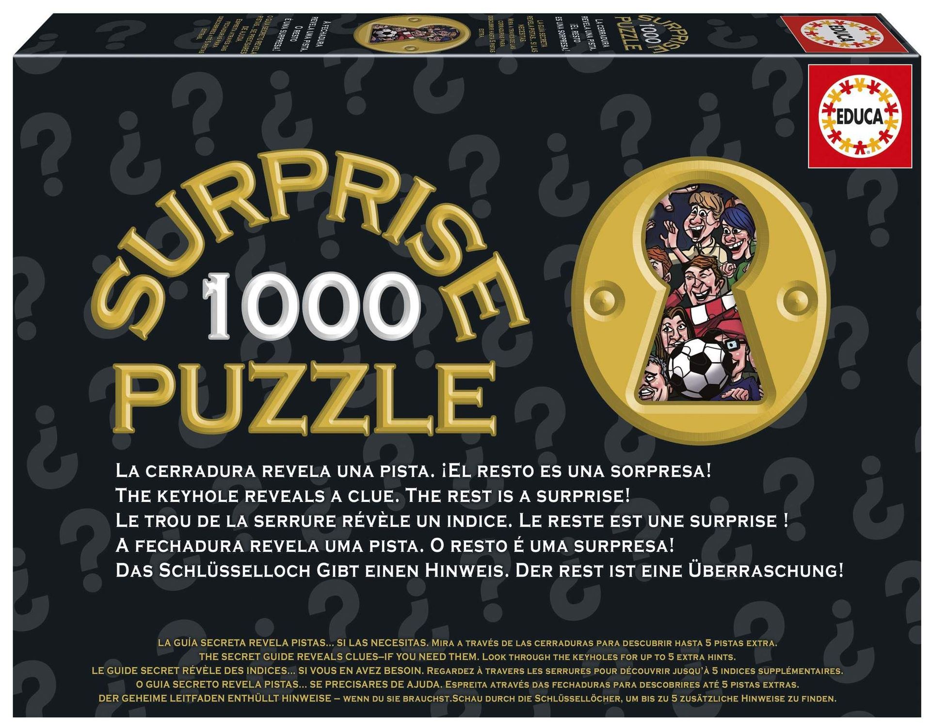 Puzzle 1000 Surprise Puzzle Piłka nożna 113803 Educa - puzzle
