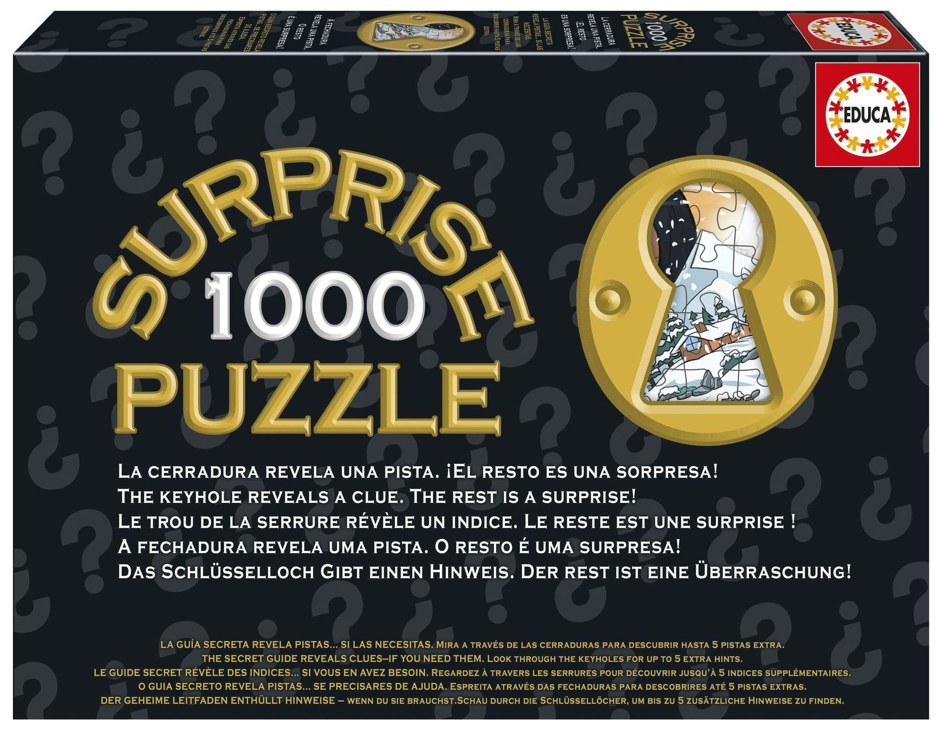 Puzzle 1000 Surprise Puzzle Boże Narodzenie 113802 Educa - puzzle