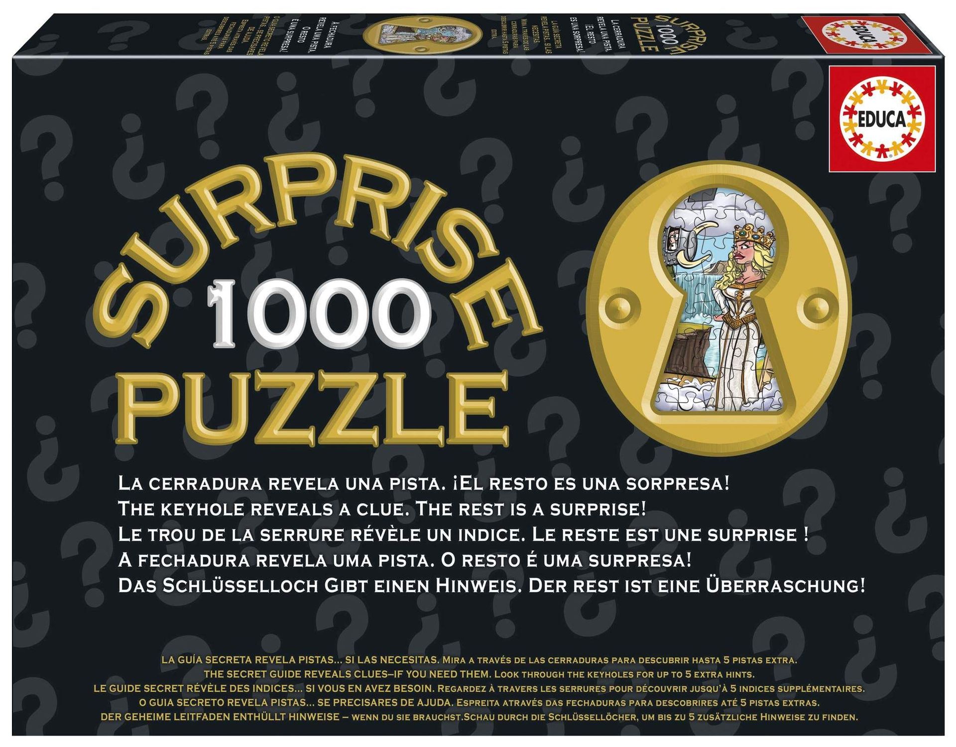 Puzzle 1000 Surprise Puzzle Rycerze 113801 Educa - puzzle