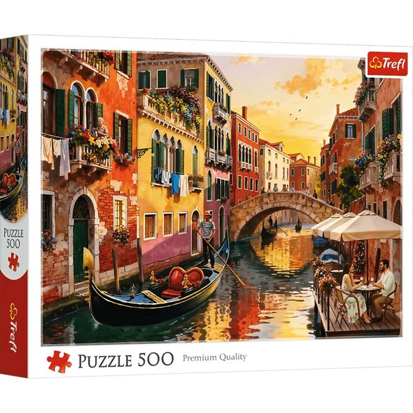 Puzzle 500 Wenecja o zachodzie słońca 37556 Trefl - puzzle