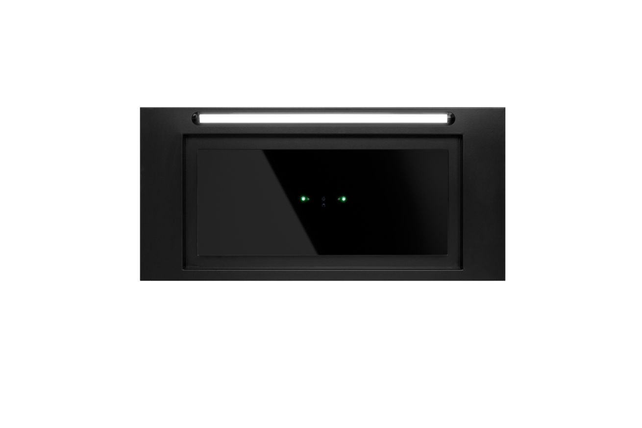 Toflesz Lumino Czarny Mat Gest 59,5cm 850m3/h