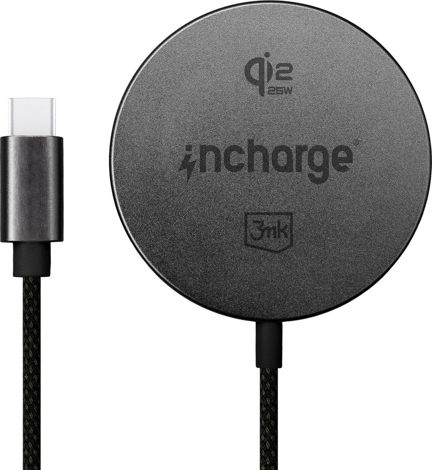 3mk incharge Align Qi2.,2 25W for Android Black