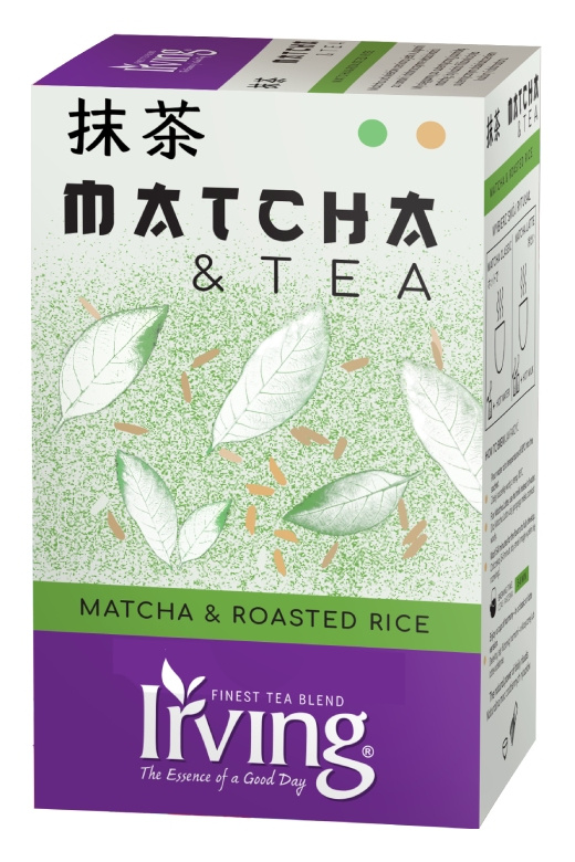 Herbata zielona Irving Azja Matcha Roasted Rice 20 kopert