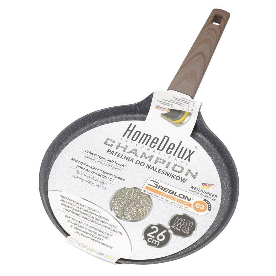 CHAMPION Patelnia naleśn 26cm pow.Greblon/HD12472 DH-HD12472