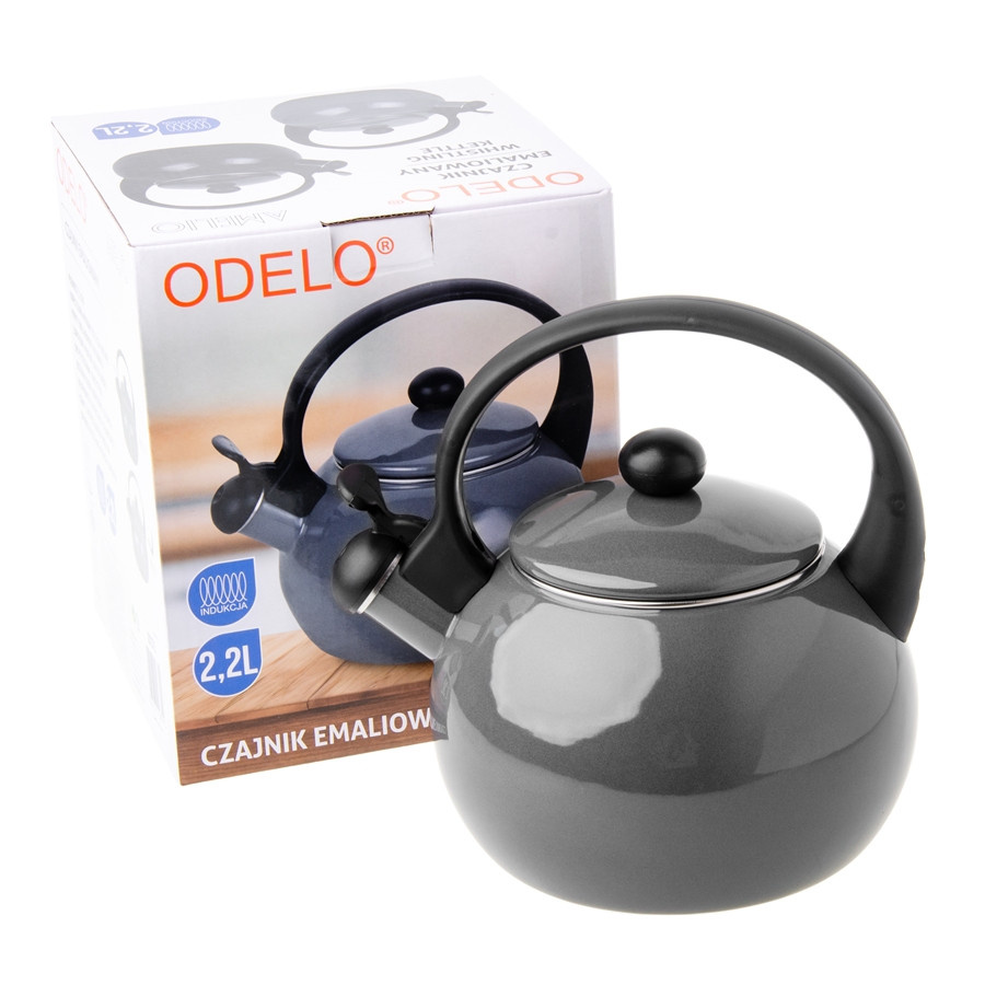 AMELIO Czajnik emaliowany 2,2L Grey/OD2375 DH-OD2375