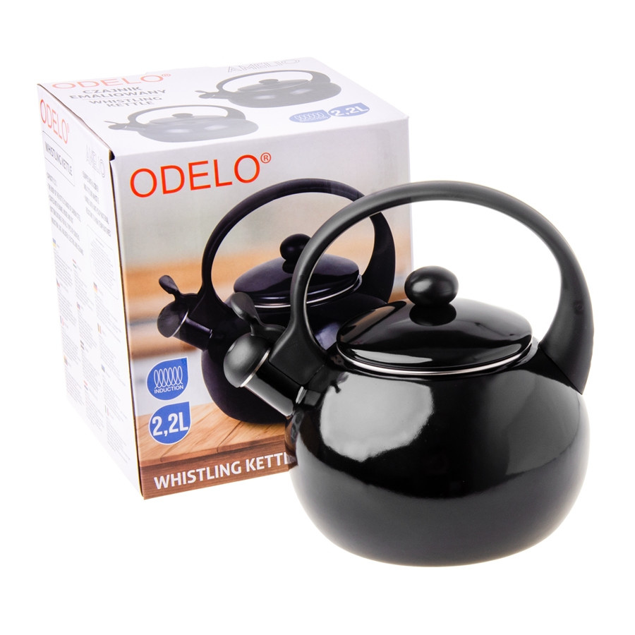AMELIO Czajnik emaliowany 2,2L Black/OD2374 DH-OD2374