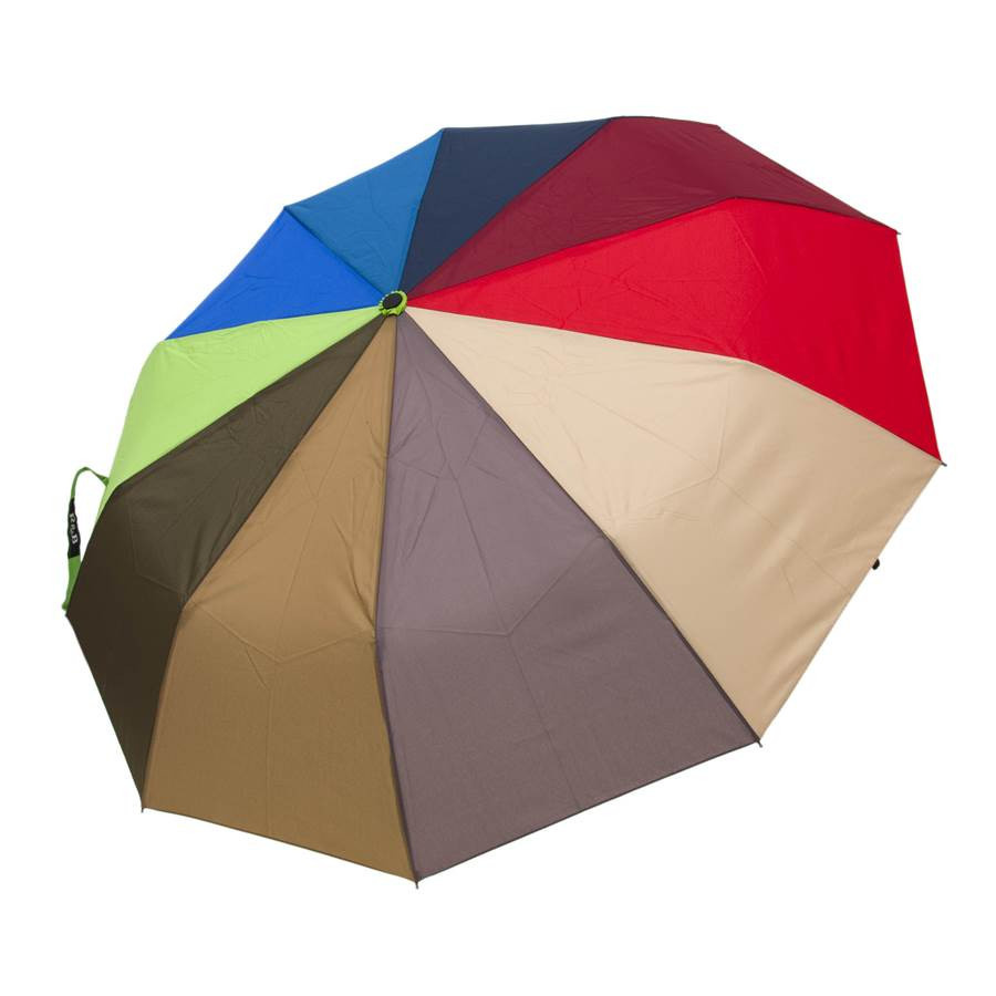 Parasol pełen aut. 10 drut. śr.95cm tęcza/DI0245 DH-DI0245