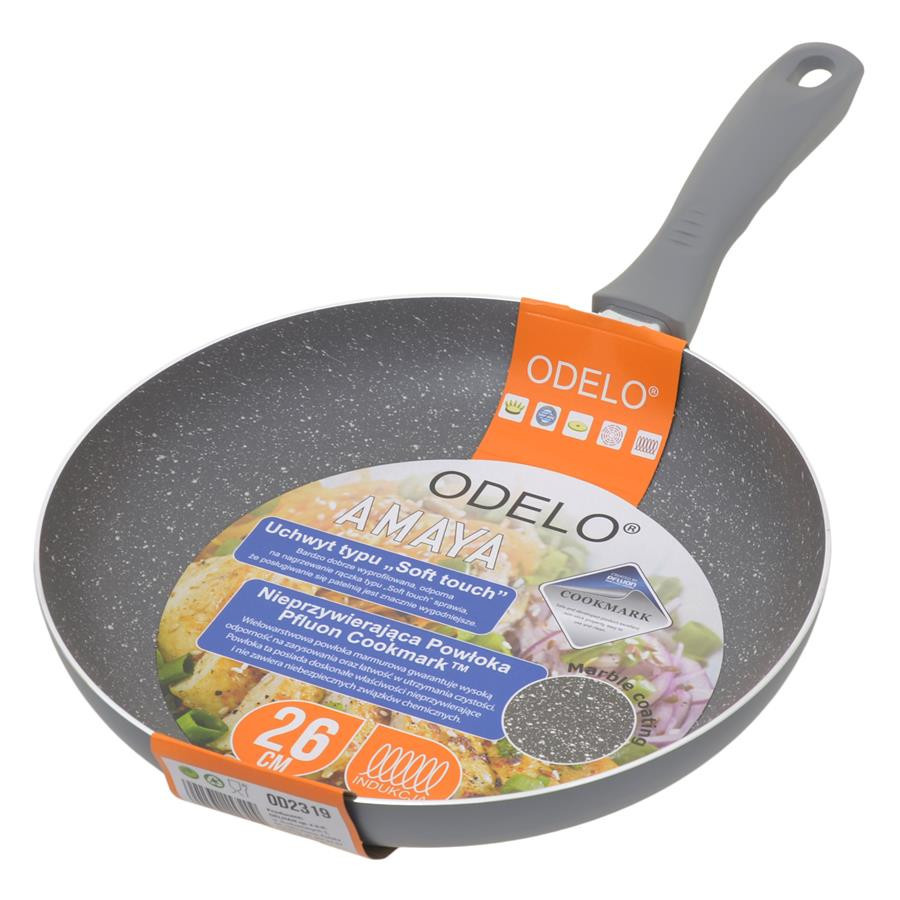 Patelnia AMAYA 26cm powłoka marmur. PFLUON/OD2319 DH-OD2319