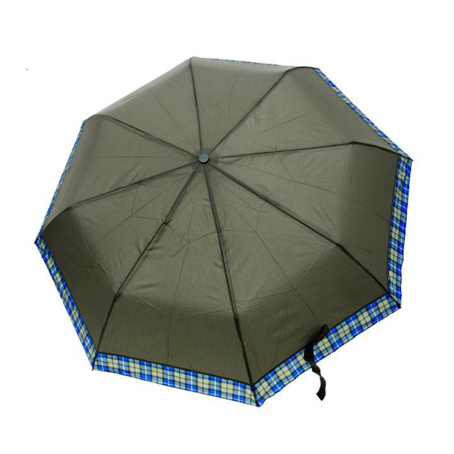 Parasol pół aut. 8 drut. śr.98cm krat/DI0237 DH-DI0237