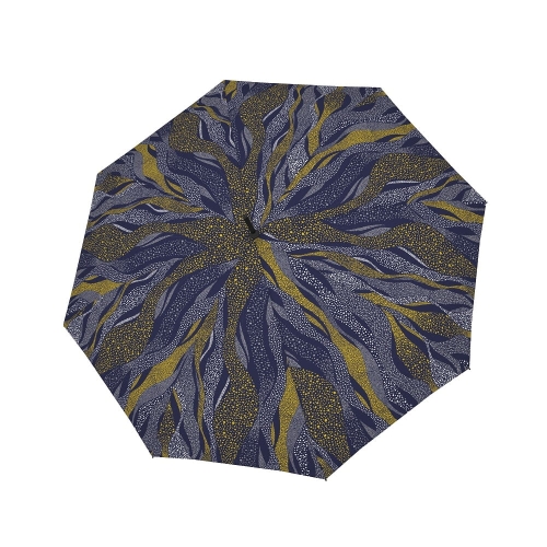 Parasol damski Doppler Fiber Flex Whisper Blue półautomatyczny długi