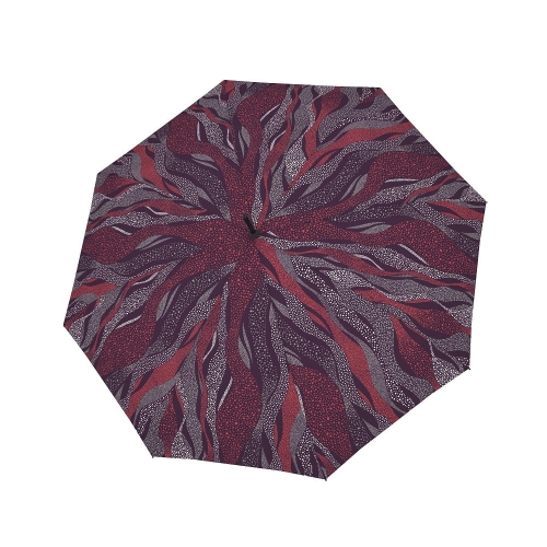 Parasol damski Doppler Fiber Flex Whisper Berry półautomatyczny długi