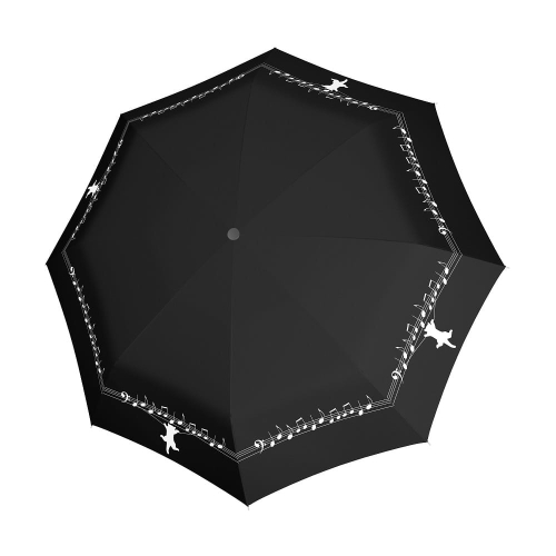Parasol damski Doppler Fiber Flex Musically Cat półautomatyczny składany