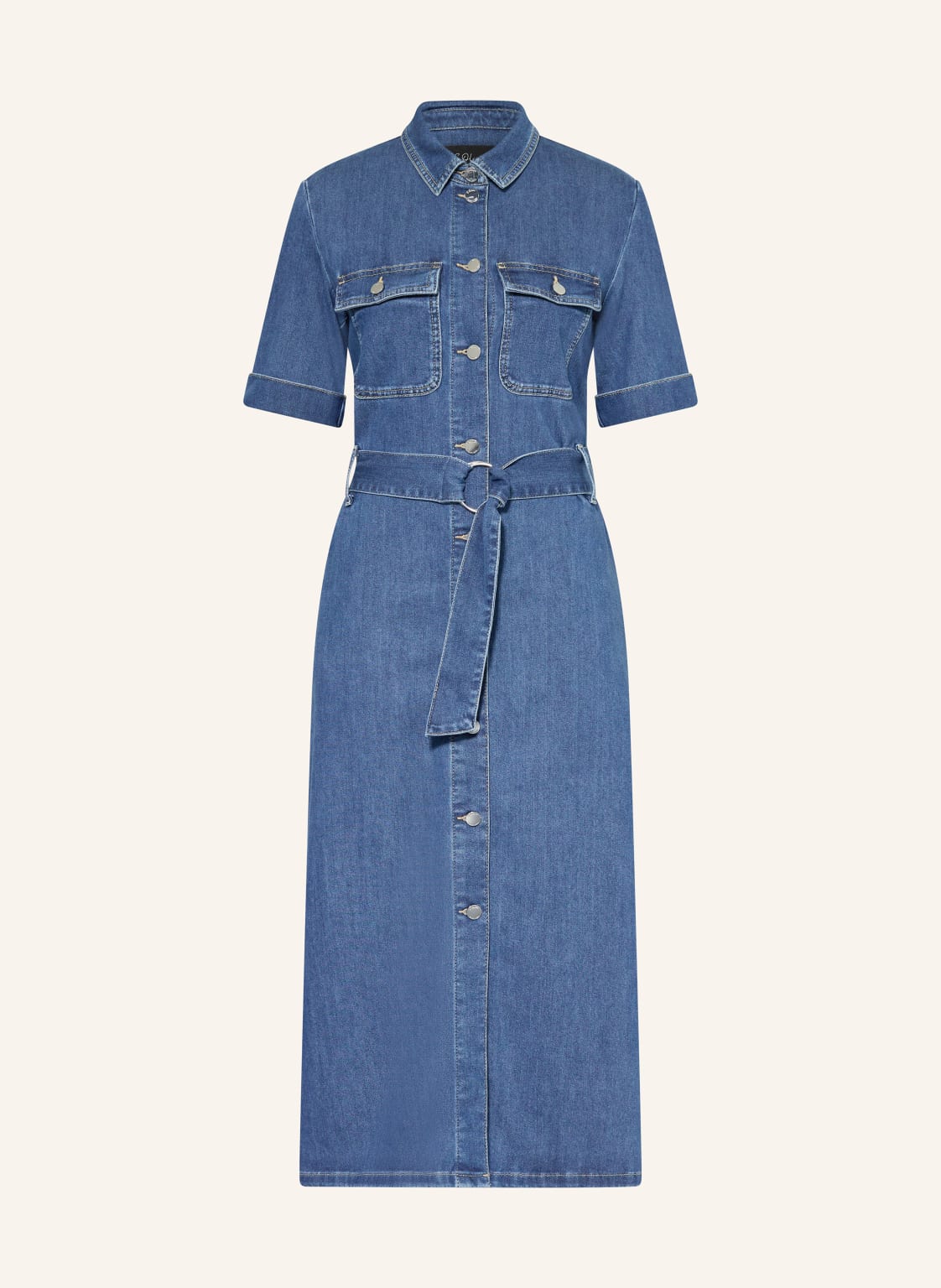 S.Oliver Black Label Sukienka Koszulowa W Stylu Jeansowym blau