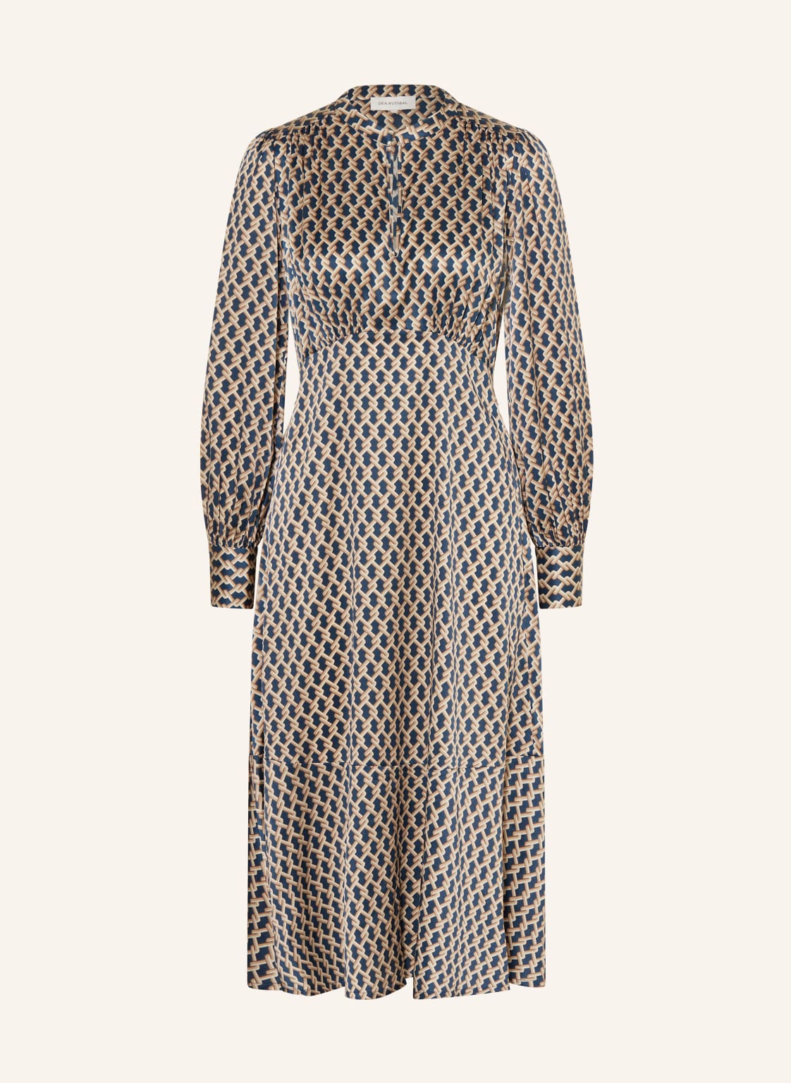 Dea Kudibal Jedwabna Sukienka Rumerdea blau