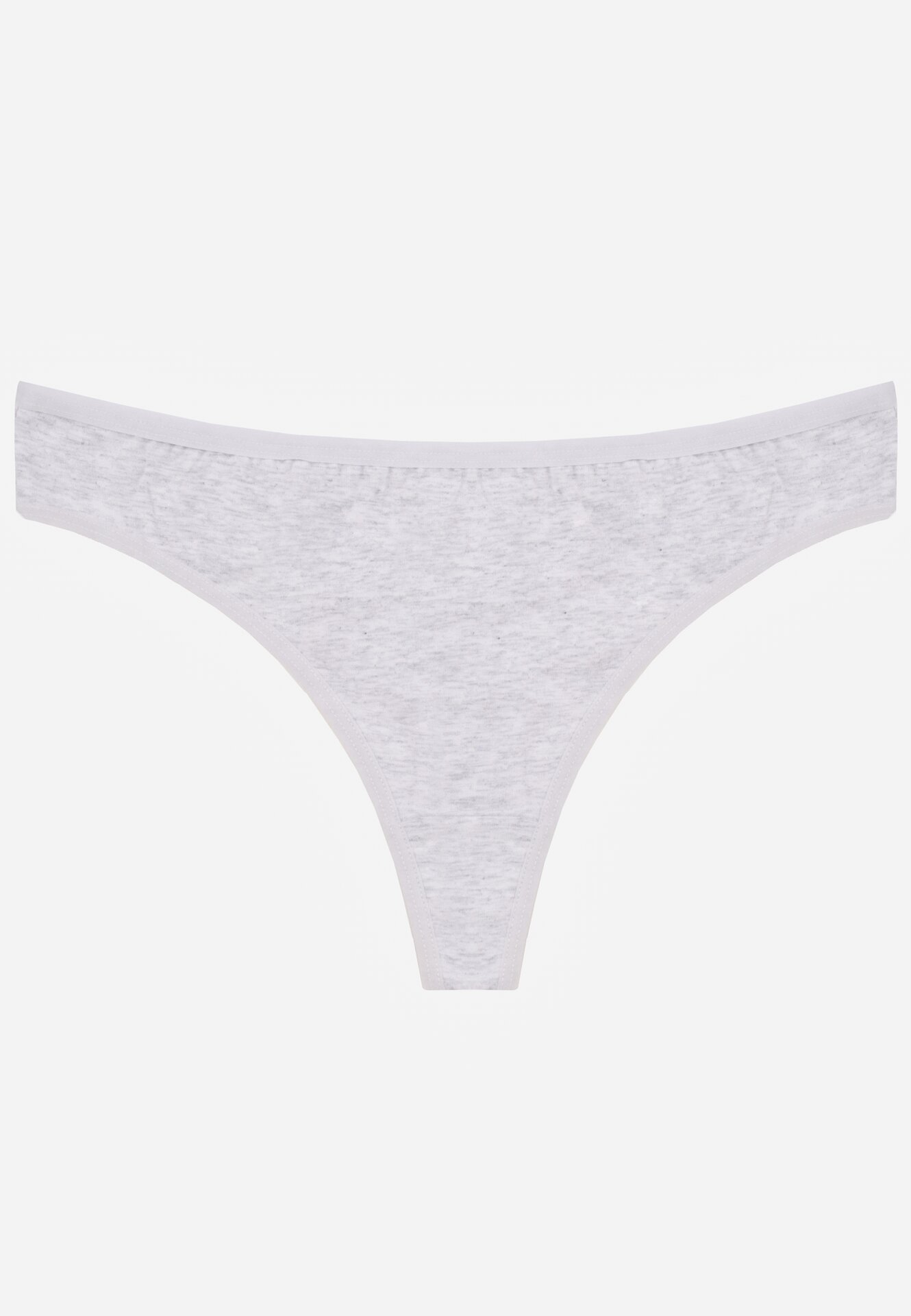 Szare Majtki Typu Stringi z Bawełną Asoia