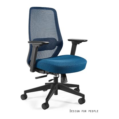 Unique Fotel obrotowy SONIC M Niebieski