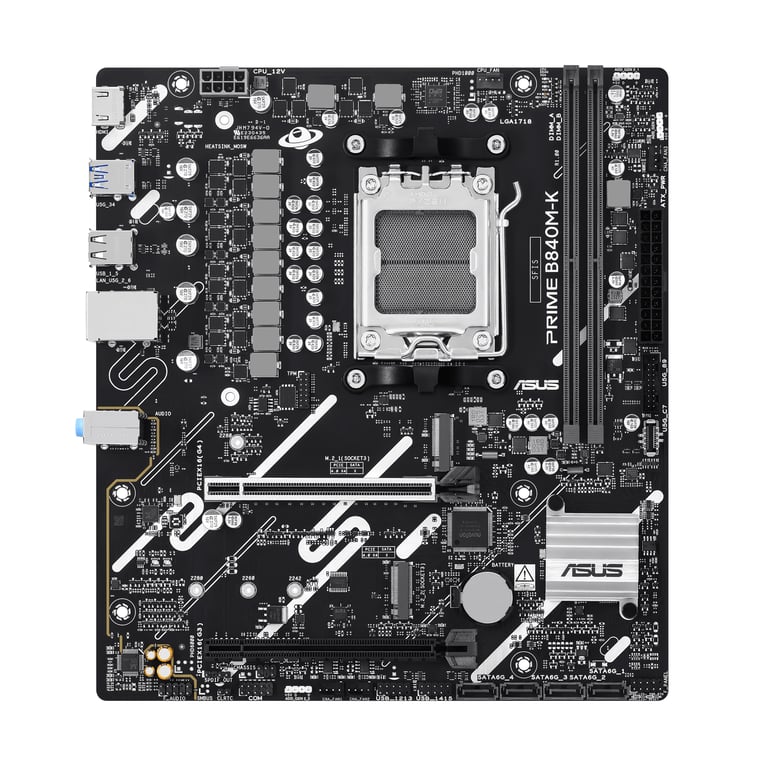ASUS PRIME B840M-K AMD B840 AM5 micro ATX 90MB1PK0-M0EAY0