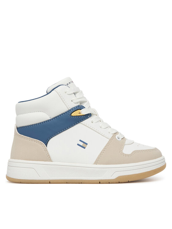 Tommy Hilfiger Sneakersy High Top Lace Up T3X9-34364-1269 M Biały