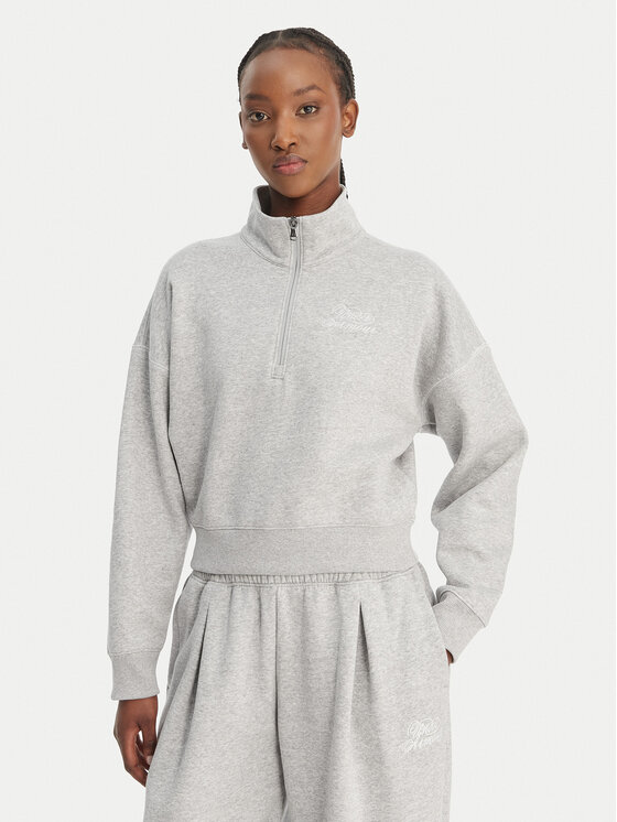 Under Armour Bluza Rival Fleece Script 6012292 Szary Regular Fit