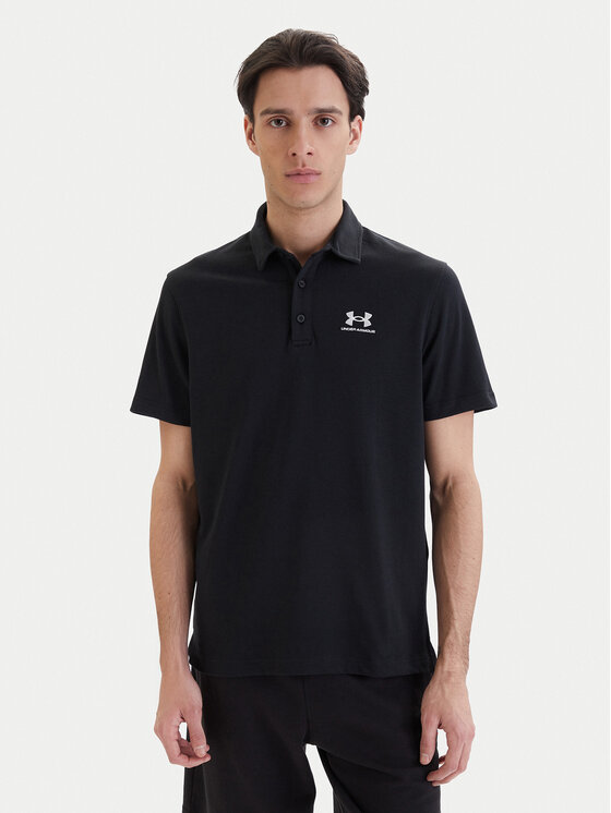 Under Armour Polo UA Icon 1386608 Czarny Loose Fit