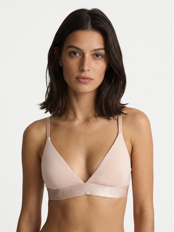 Guess Biustonosz bezfiszbinowy O6GC05 KE831 Beżowy