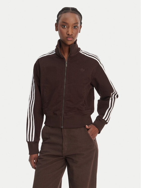 adidas Bluza Firebird KD2937 Brązowy Regular Fit