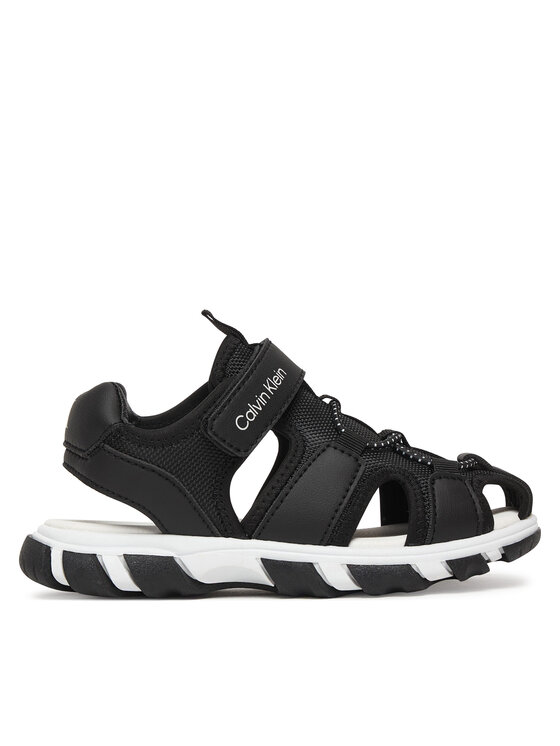 Calvin Klein Sandały Velcro Sandal V1B2-83320-1591 Czarny