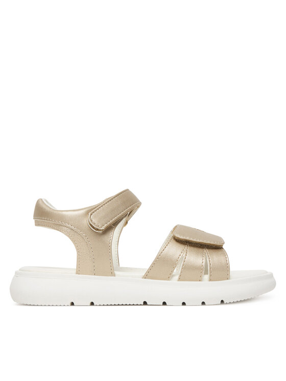 Tommy Hilfiger Sandały Velcro Sandal T1A2-34275-1372 Złoty