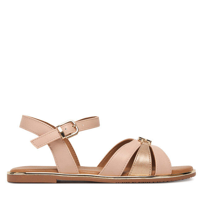 Sandały Tommy Hilfiger T3A2-34280-0326 S Beżowy