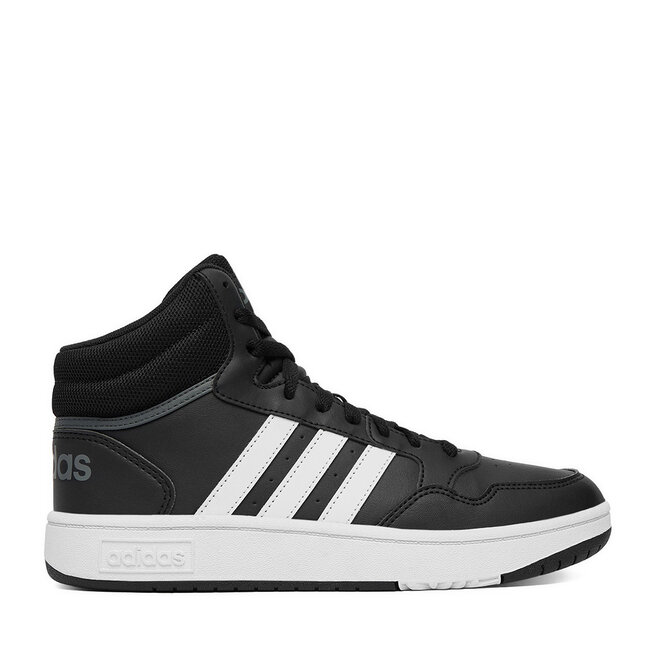 Sneakersy adidas HOOPS MID 3.0 K GW0402 Czarny
