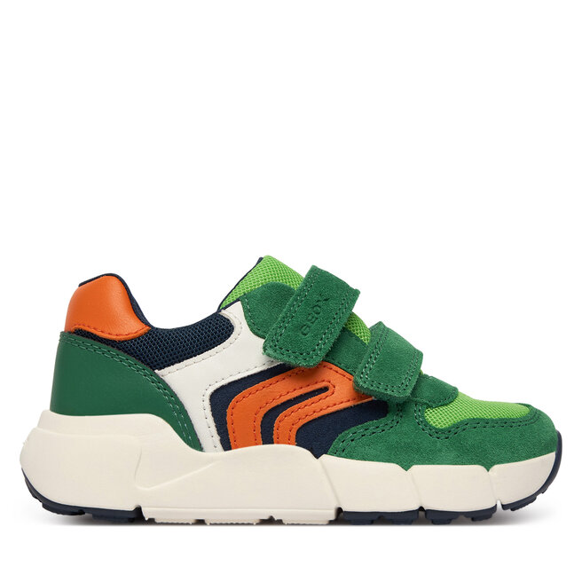 Sneakersy Geox B Flexyper Mini Boy B656GC 01422 C0587 S Zielony