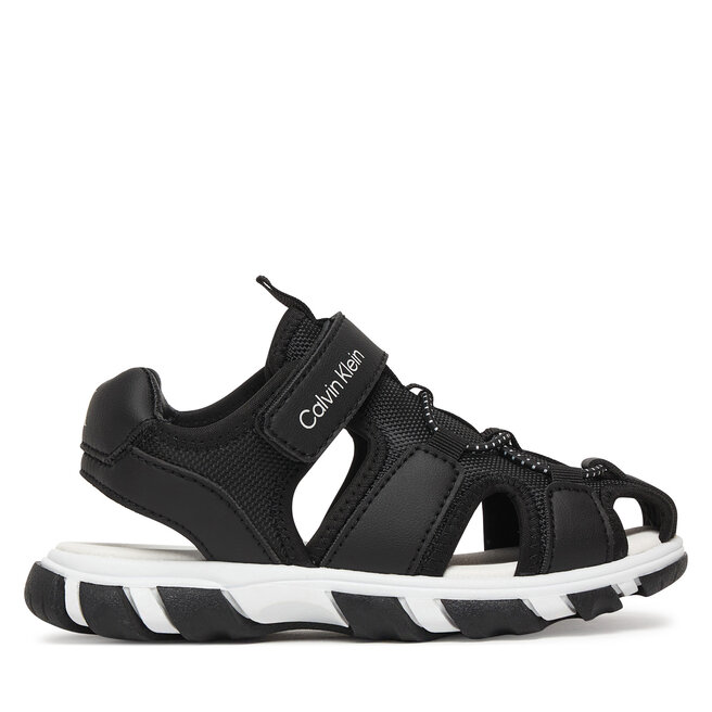 Sandały Calvin Klein Velcro Sandal V1B2-83320-1591 Czarny
