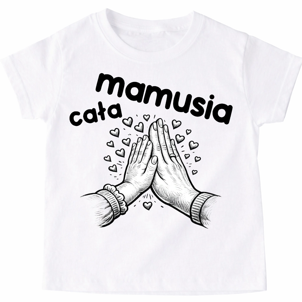 Koszulka dla dziewczynki - CAŁA MAMUSIA