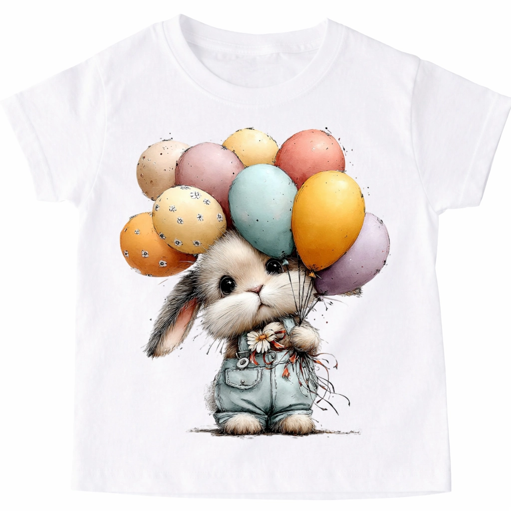 Koszulka dla dziecka z zajączkiem - wzór zajączek60-3