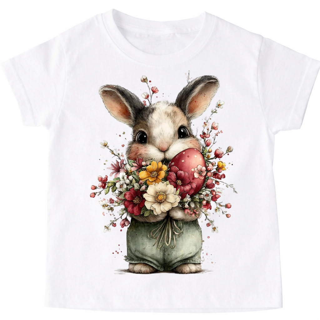 Koszulka dla dziecka z zajączkiem - wzór zajączek25