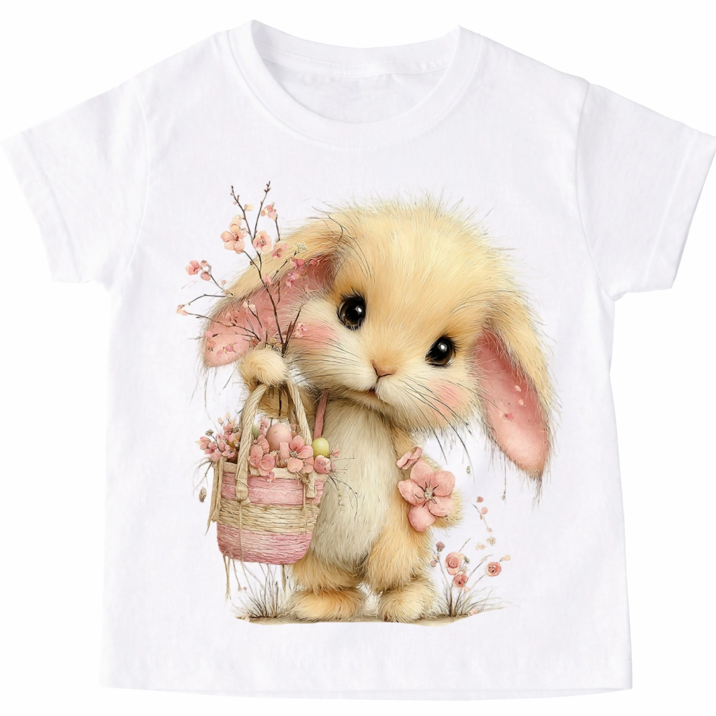 Koszulka z zajączkiem królikiem dla dziecka - wzór królicek88-19