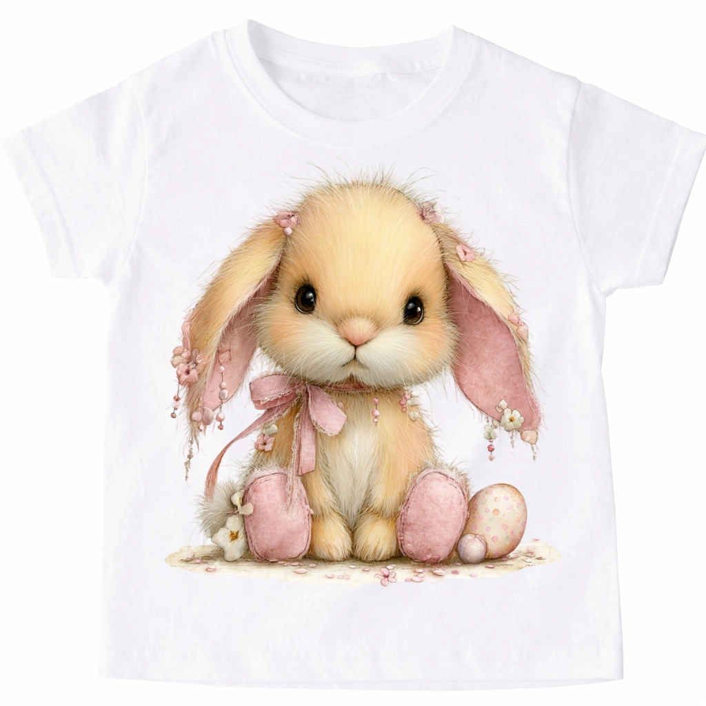 Koszulka z zajączkiem królikiem dla dziecka - wzór królicek77-20