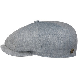 Kaszkiet Lniany Verisco 8 Panel by Balmoral, jasnoniebieski, M (56-57 cm)