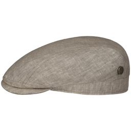 Kaszkiet Lniany Uni Ivy by Balmoral, beżowy nakrapiany, S (54-55 cm)