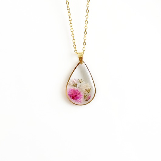 Naszyjnik z kwiatami, prezent dla kobiet