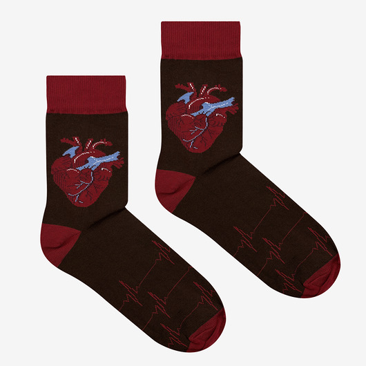 Skarpetki Serca Kardio Czekolada