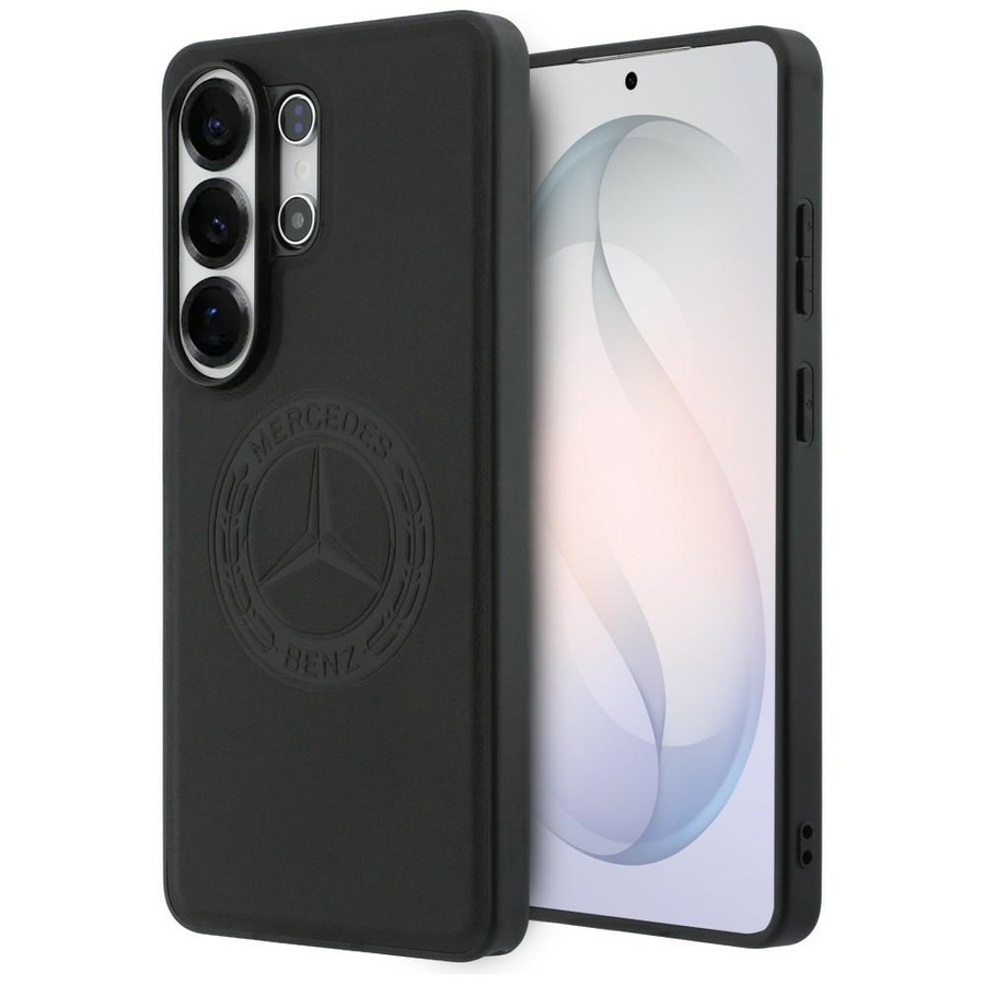 Etui Mercedes Vintage Logo MagSafe do Samsung Galaxy S26 Ultra czarny