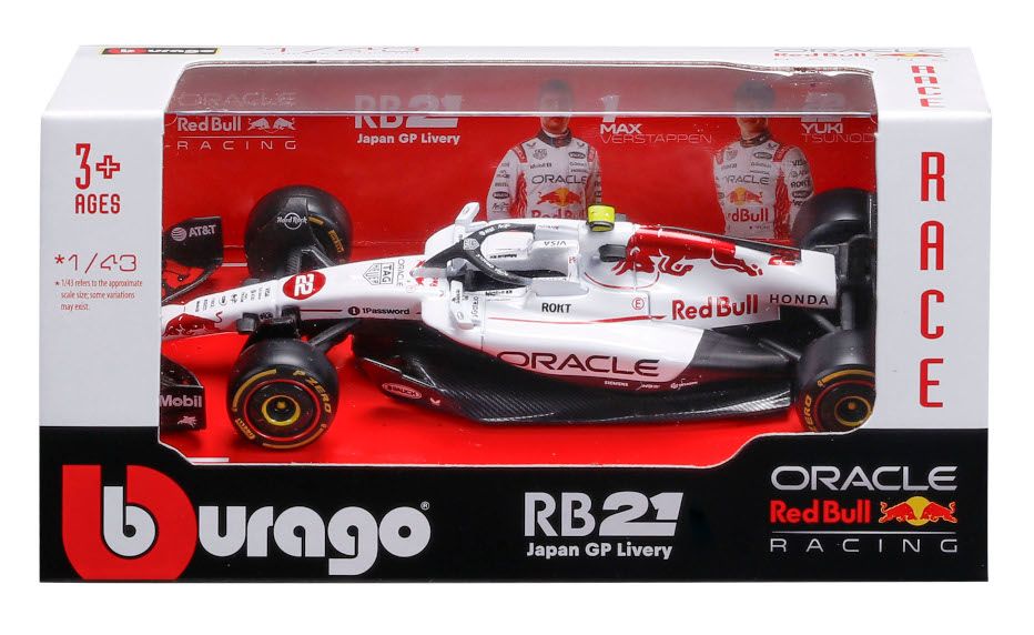 Bburago model 143 bolid f1 red bull rb21 tsunoda gp japonii 2025 18-38233 - model lub pojazd