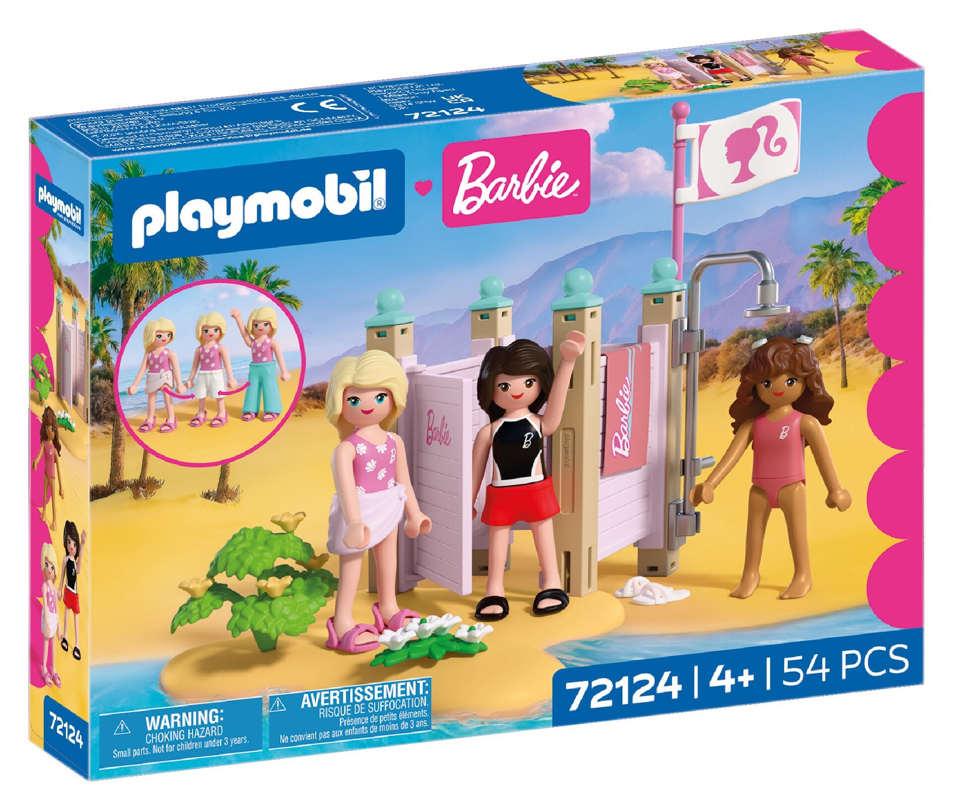 Playmobil Barbie Stylizacje plażowe 72124 - klocki
