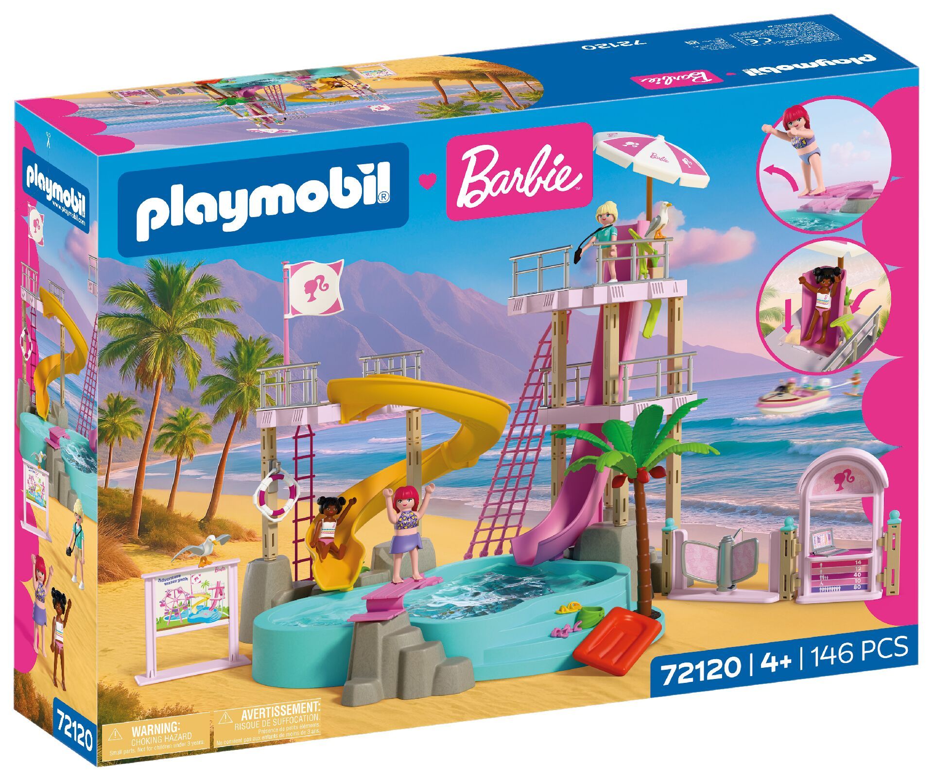 Playmobil Barbie Park wodny 72120 - klocki