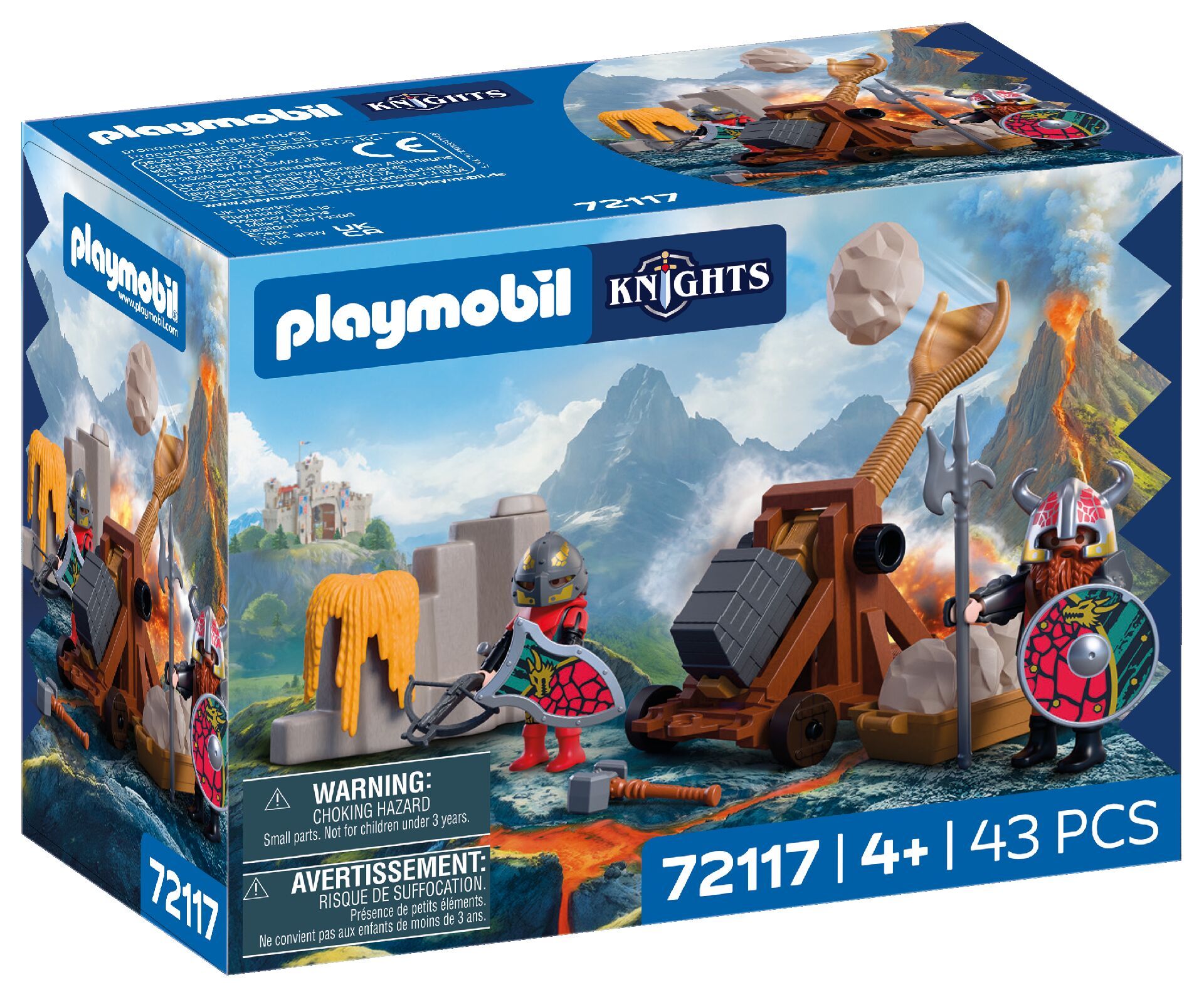 Playmobil Knights Katapulta rycerza herbu Lew 72117 - klocki