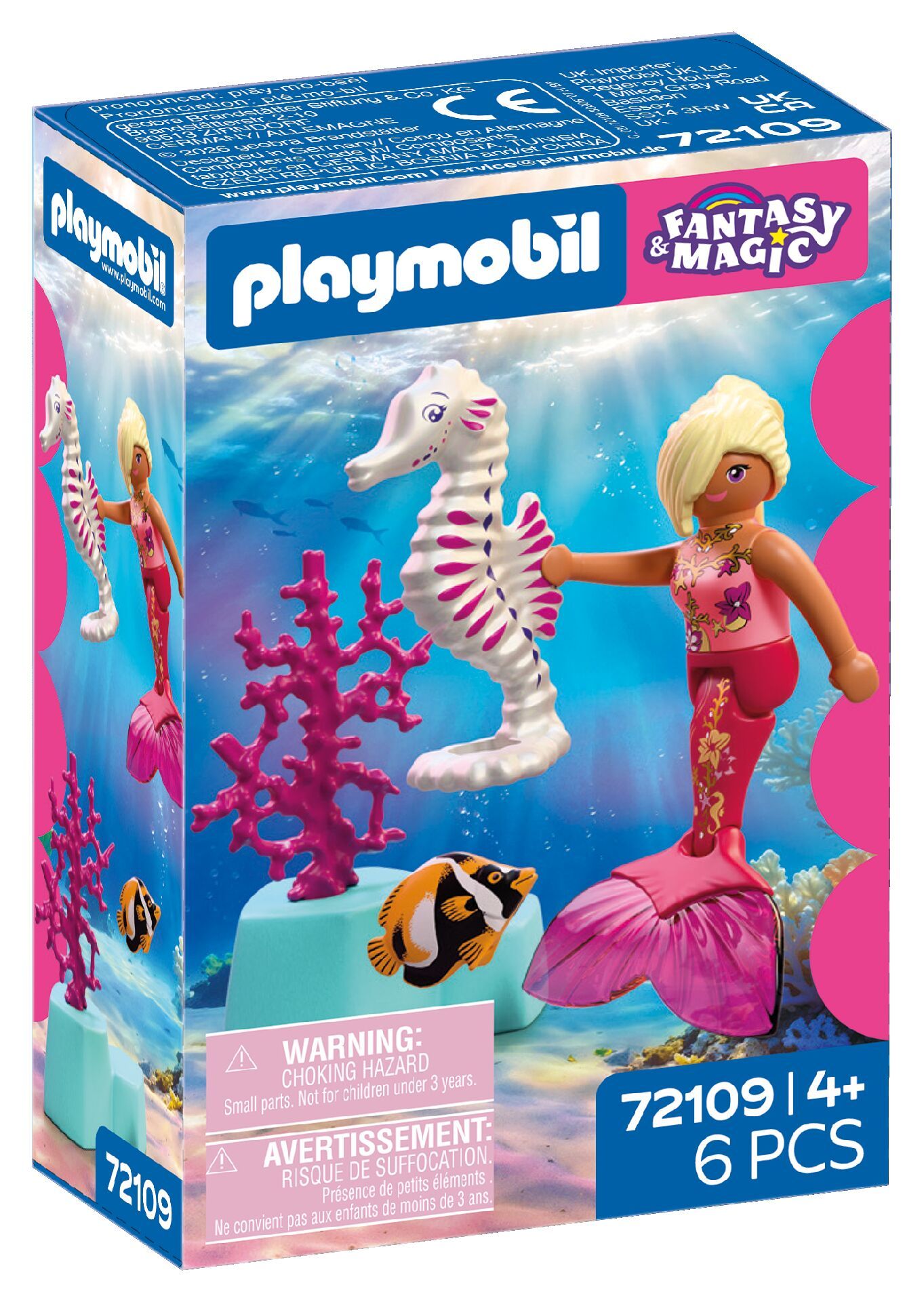 Playmobil Fantasy Magic Syrenka zkonikiem morskim 72109 - klocki